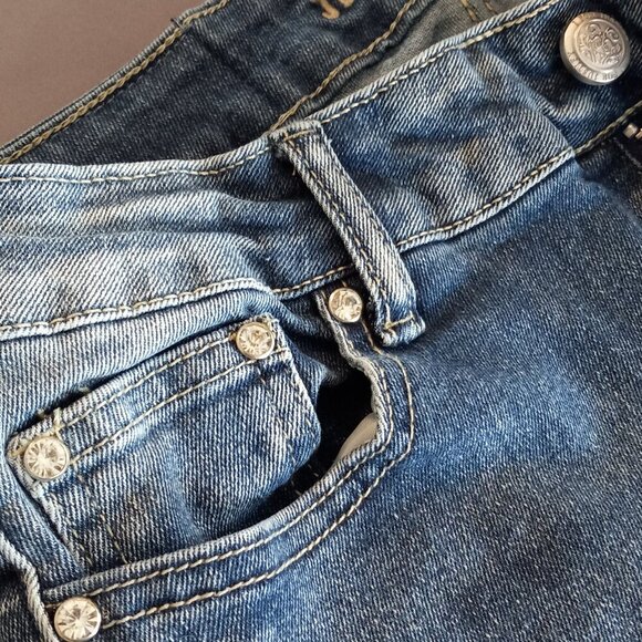 J for Justify/ Juniors/ Blue wash denim jeans/ size 3 - Picture 6 of 11